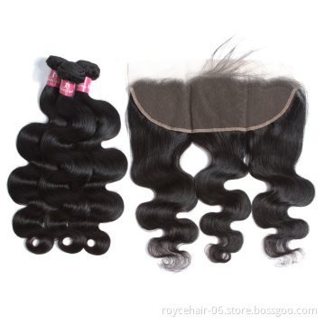 Cheap 10a 11a Grade 100% Peruvian Virgin Hair Extensions Body Wave Bundles with Closure